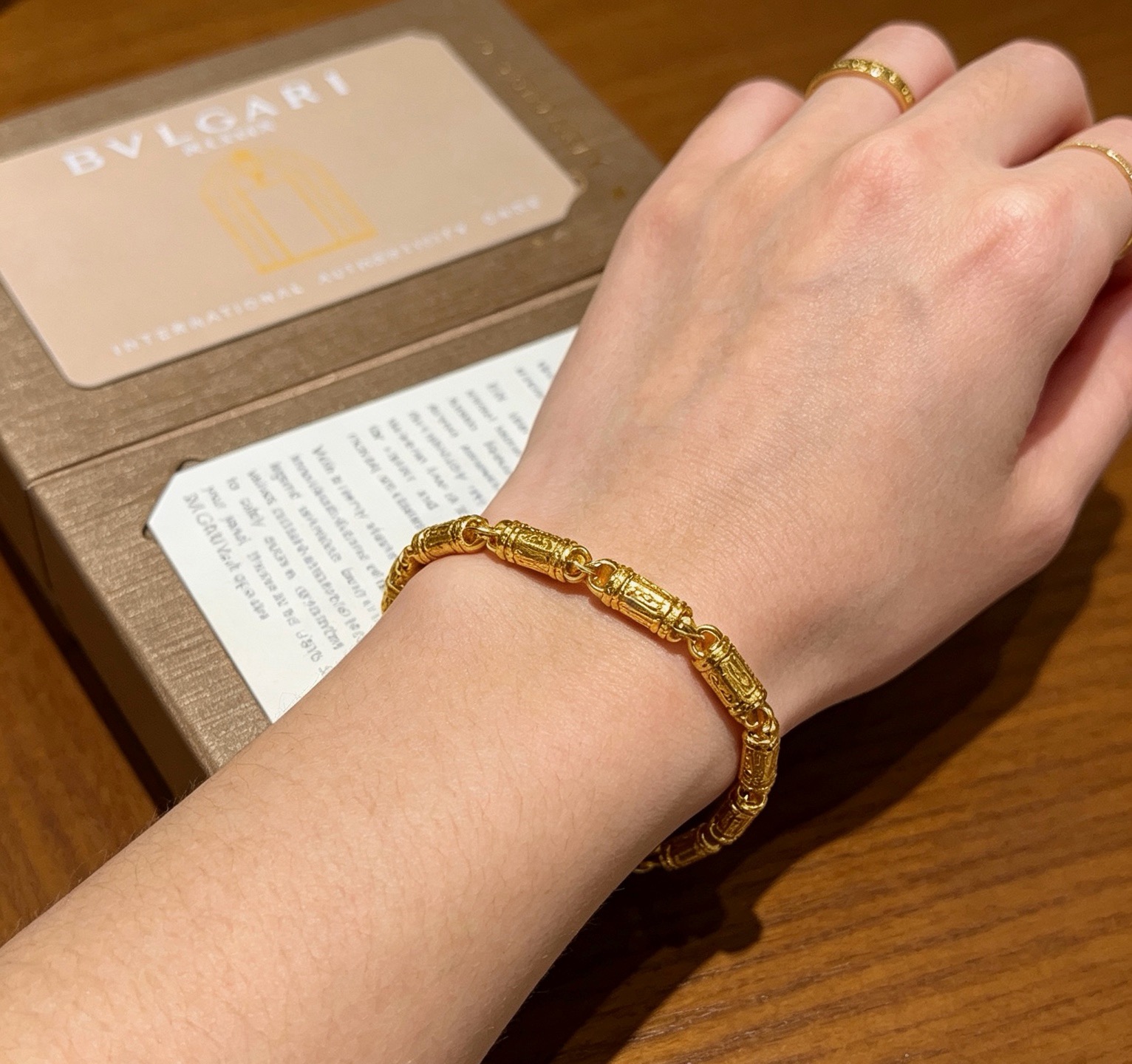 Bvlgari Divas Dream bracelet 18k yellow gold 18cm