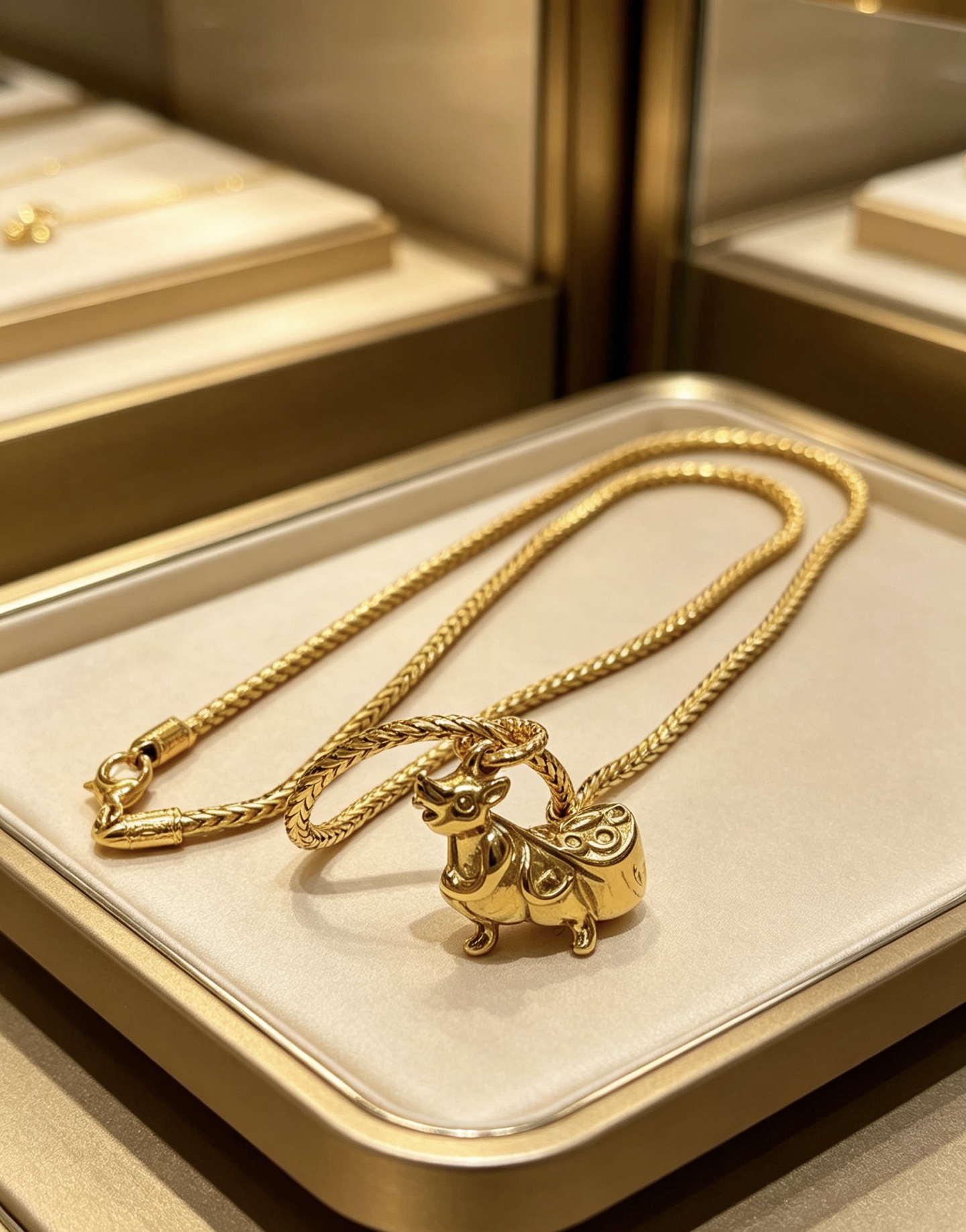 Bvlgari DIVAS DREAM necklace 18K yellow gold 45cm