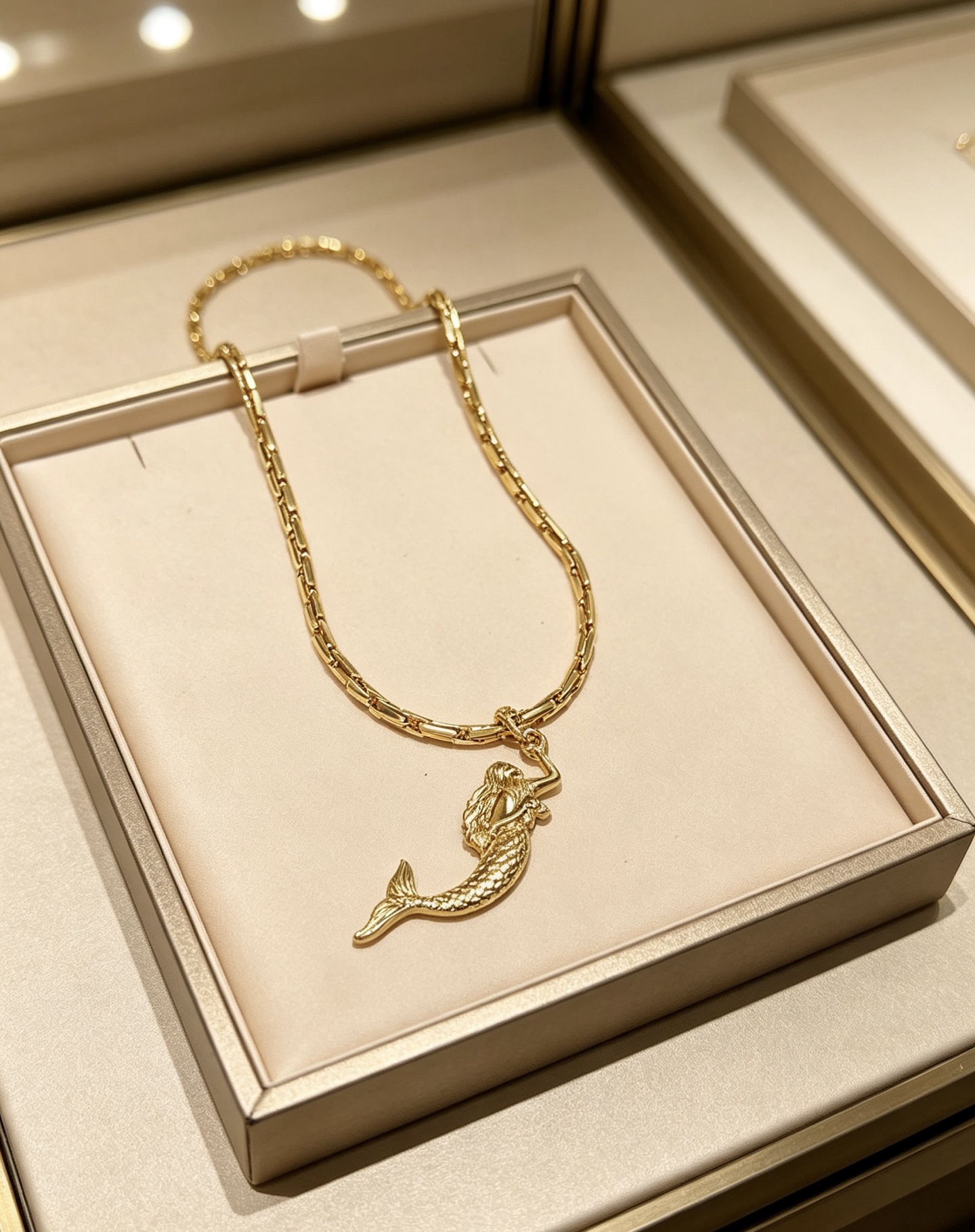 Bvlgari DIVAS DREAM Mermaid Pendant necklace 18K yellow gold 50cm