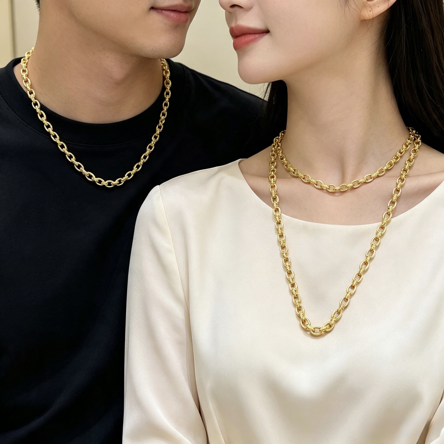 Bvlgari Bvlgari V necklace 18K yellow gold 60cm
