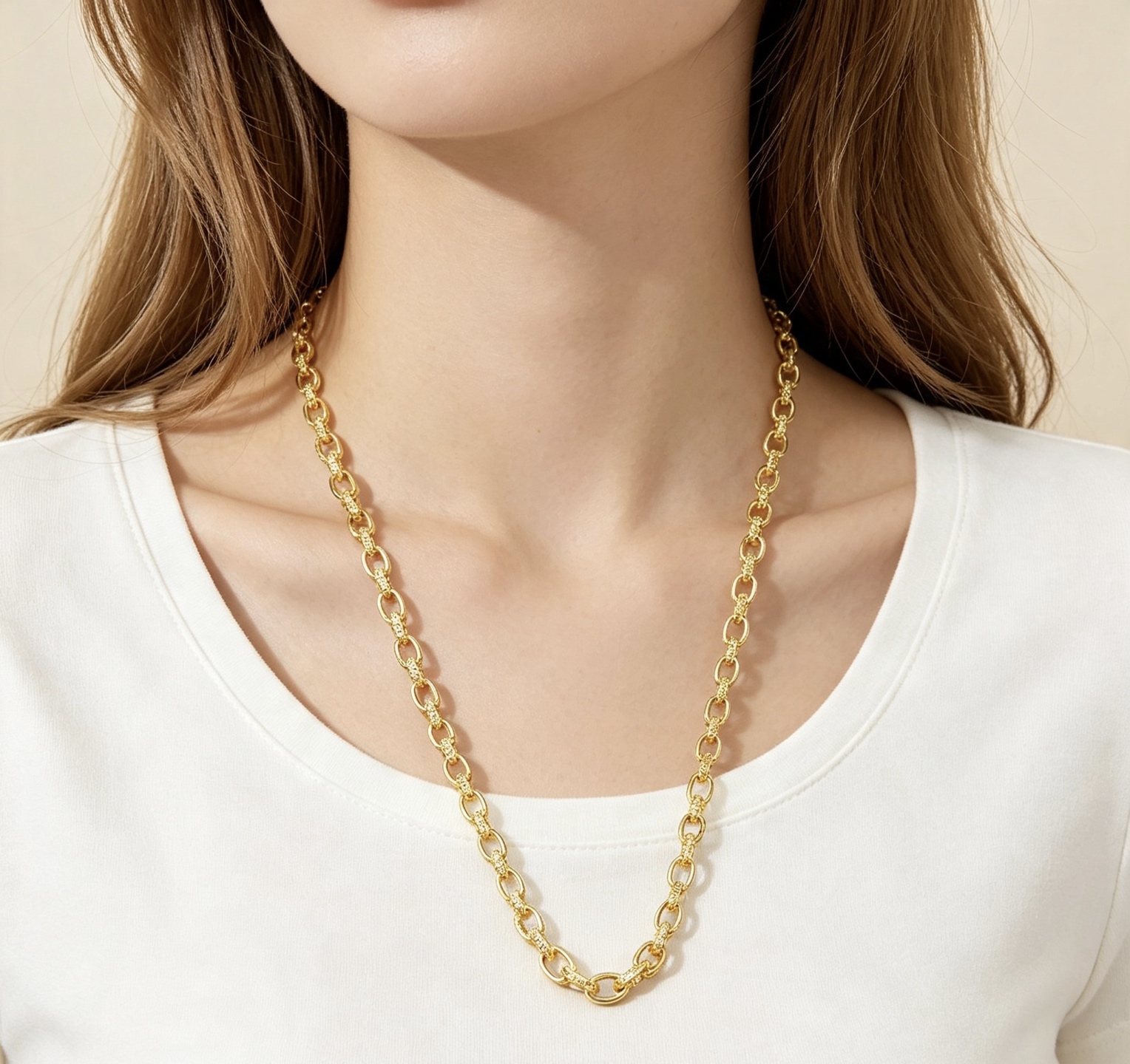 Bvlgari Bvlgari V necklace 18K yellow gold 60cm