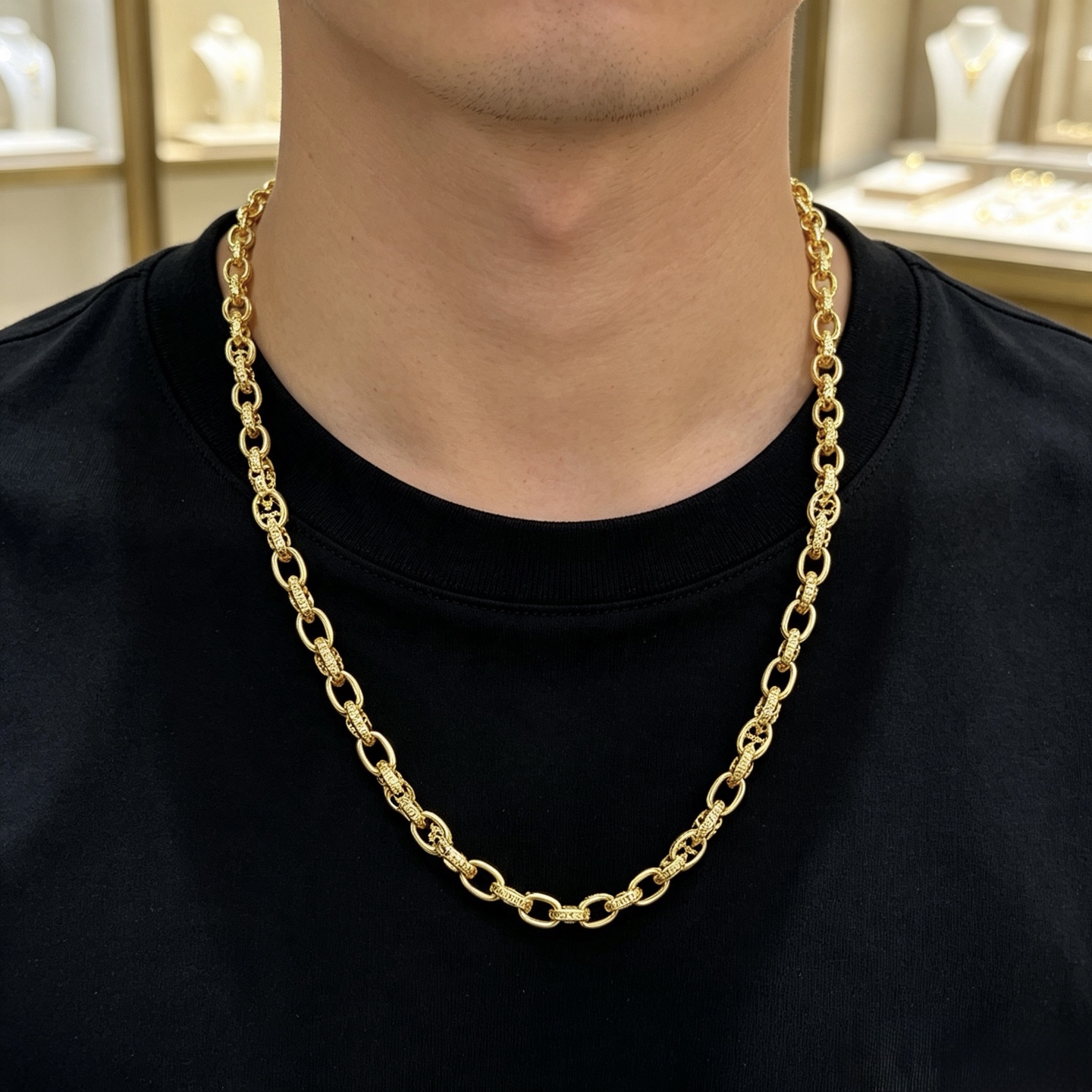 Bvlgari Bvlgari V necklace 18K yellow gold 60cm