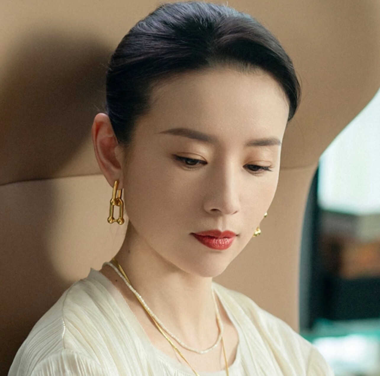 Tiffany Co HardWear earrings polished yellow gold 2 2cm length