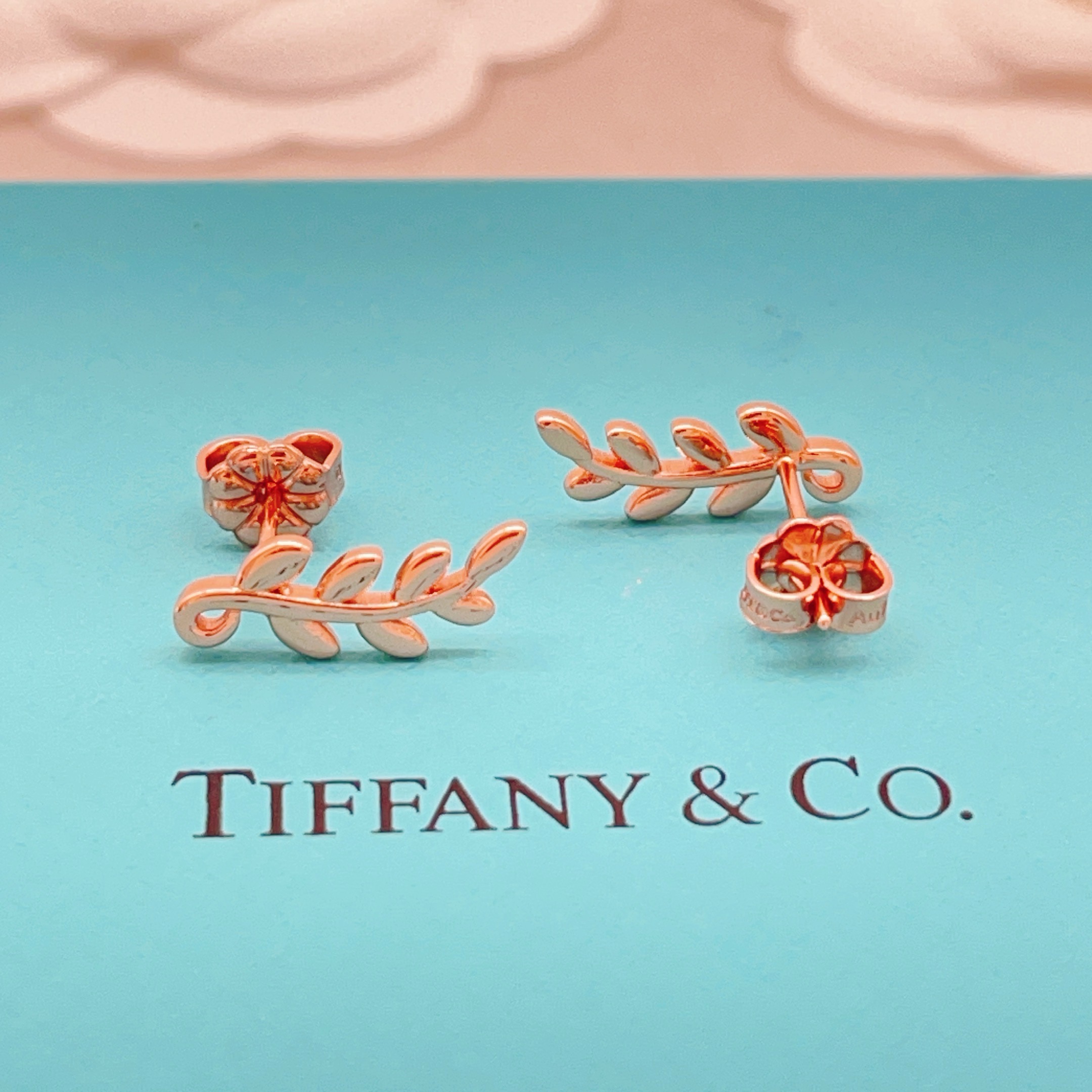 Tiffany Co Olive Leaf Climber Earrings earrings Available in 18k yellow gold sterling silver and 18k rose gold no gemstones 12mm length