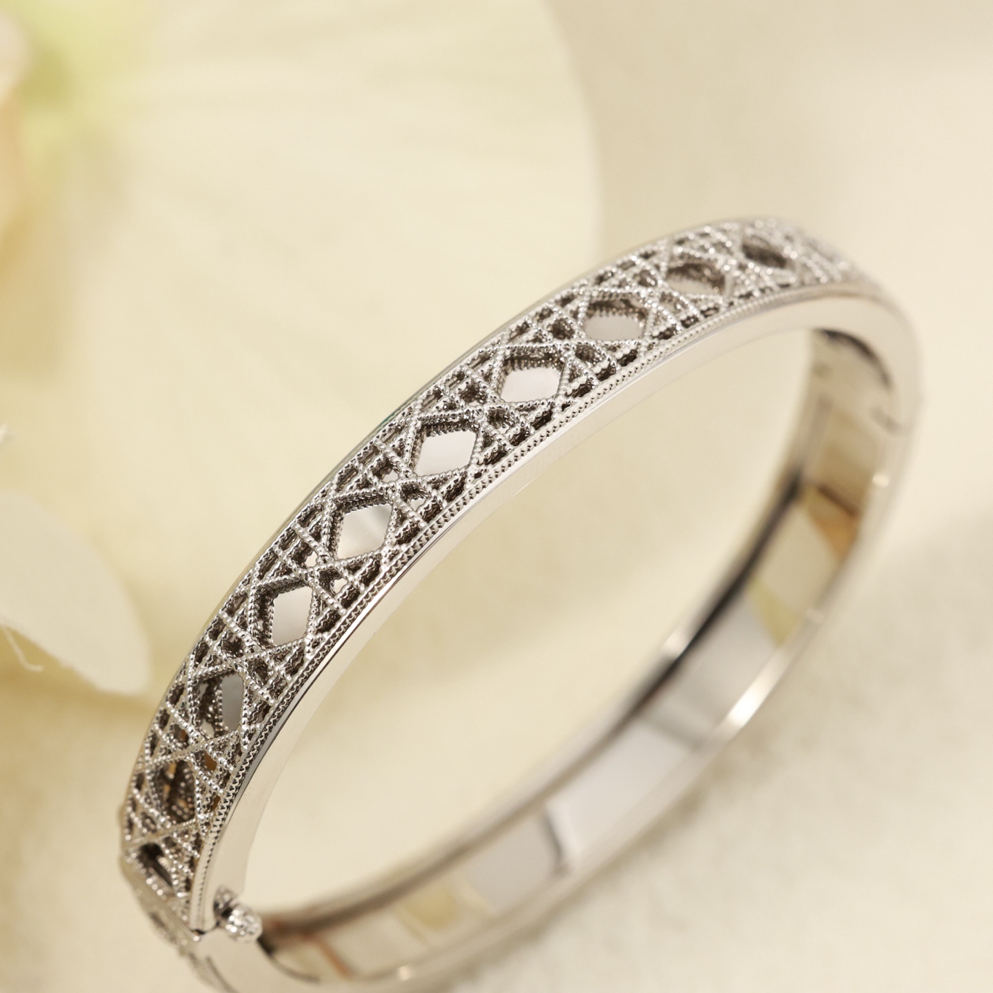 Dior My Dior bracelet Yellow gold rose gold silver-toned metal with openwork cannage detailing 17cm inner circumference