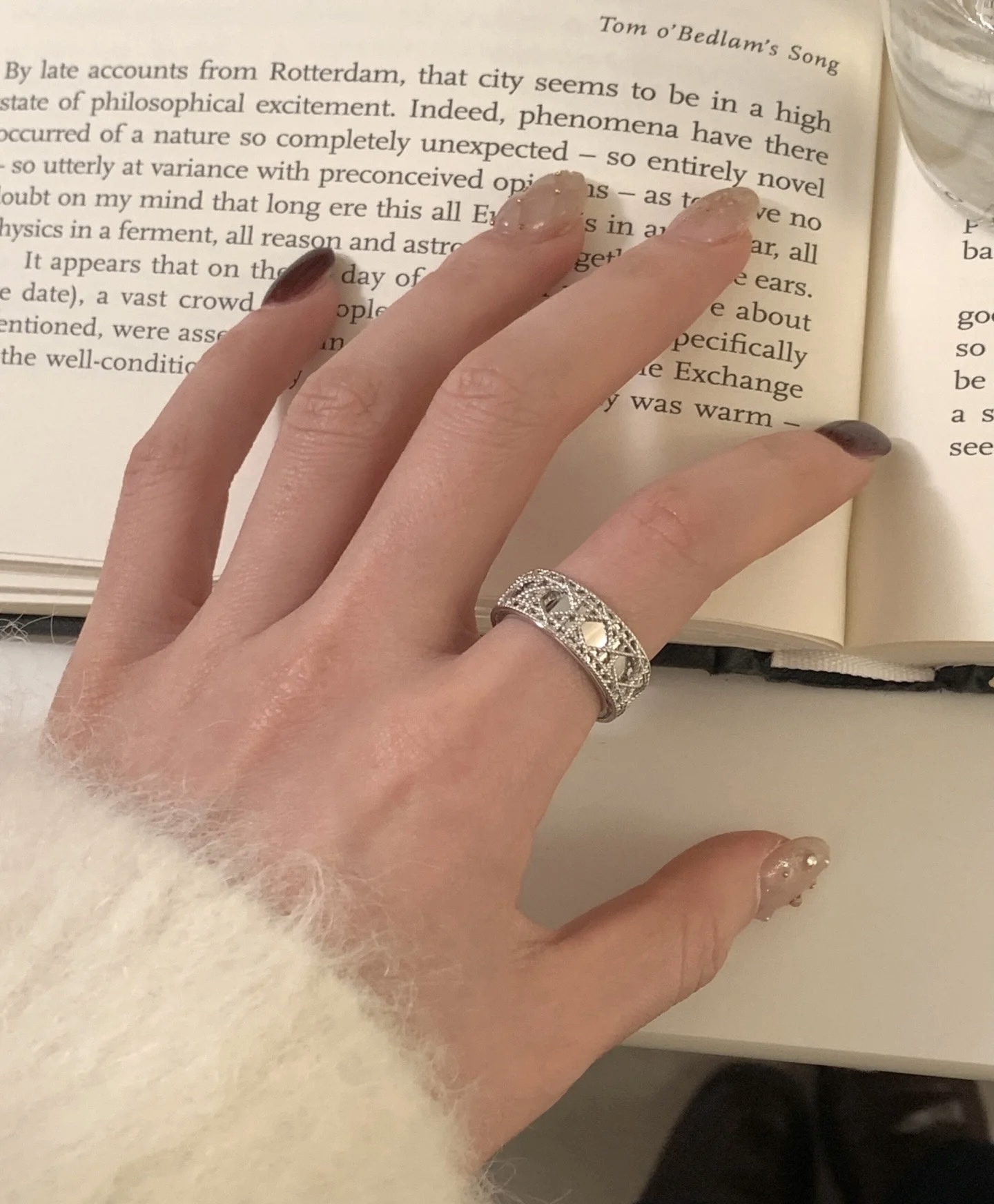 Dior My Dior Cannage ring silver-toned metal no gemstones 7