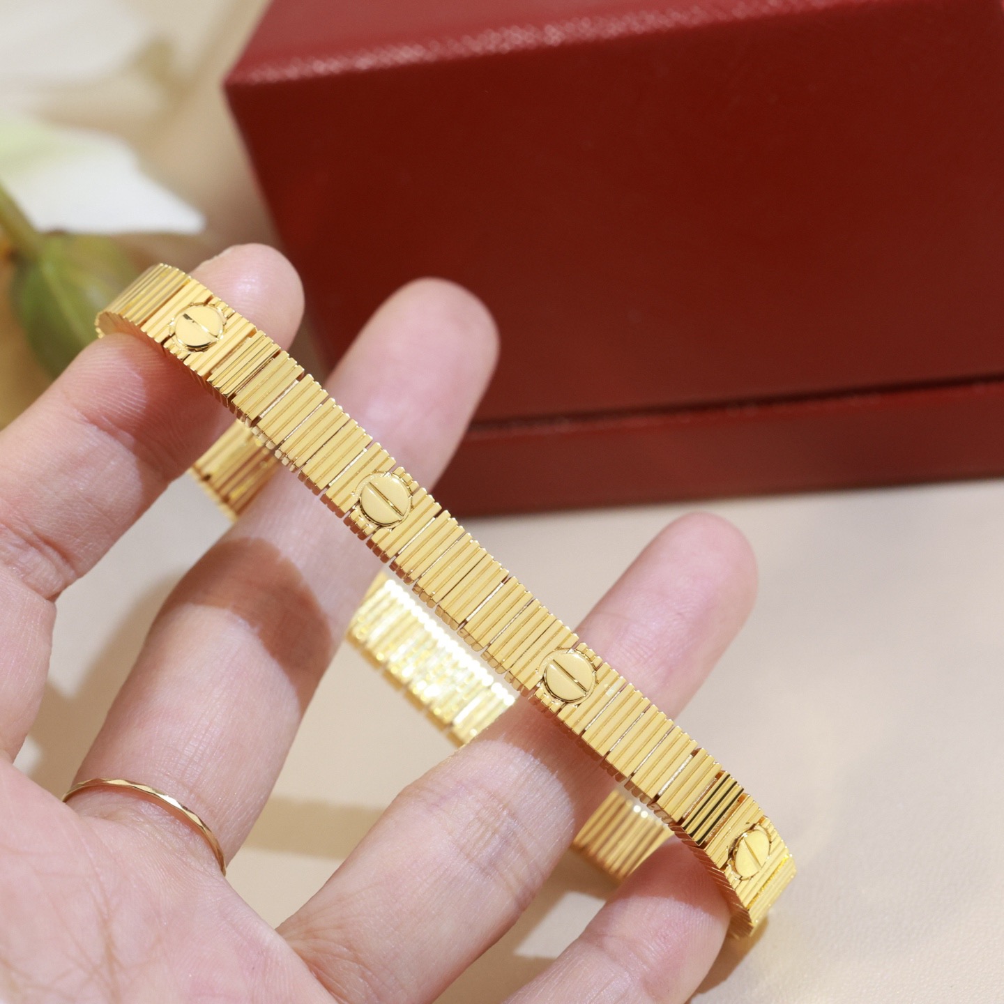 Cartier LOVE bracelet 18k rose gold 17cm