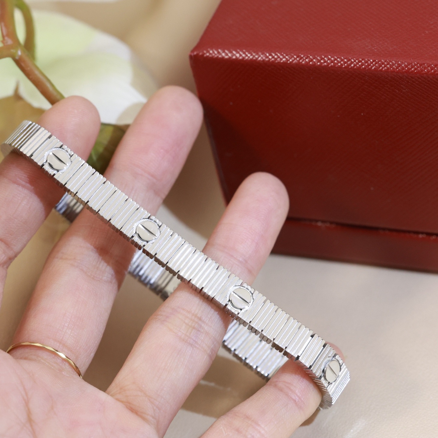 Cartier LOVE bracelet 18k rose gold 17cm