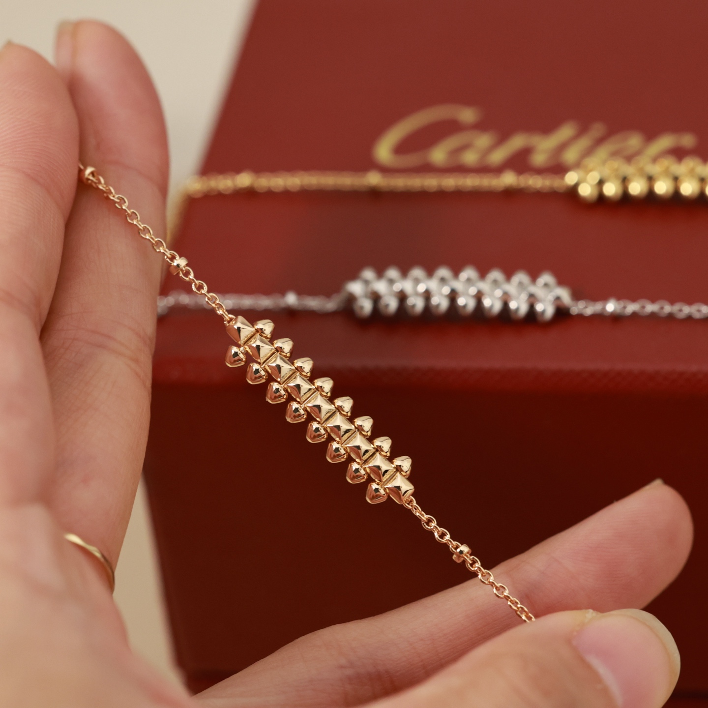 Cartier Clash de Cartier bracelet silver-toned metal no gemstones 17cm