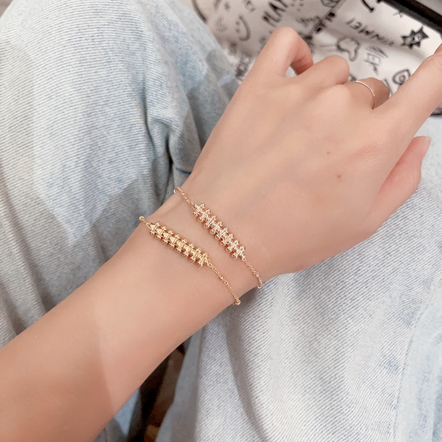 Cartier Clash de Cartier bracelet silver-toned metal no gemstones 17cm
