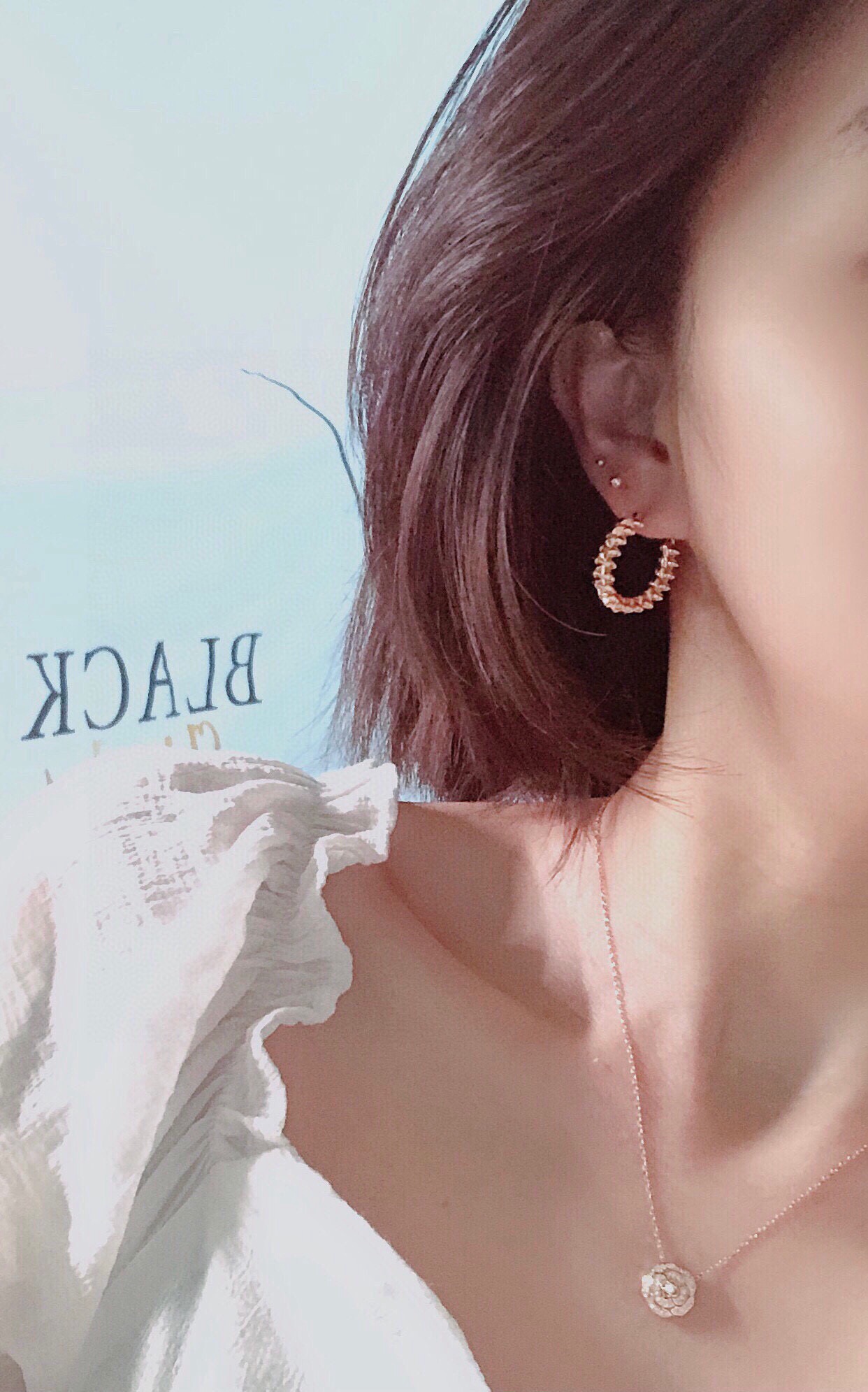 Cartier Clash de Cartier earrings 18k yellow gold 18k rose gold 18k white gold no gemstones 12mm hoop diameter