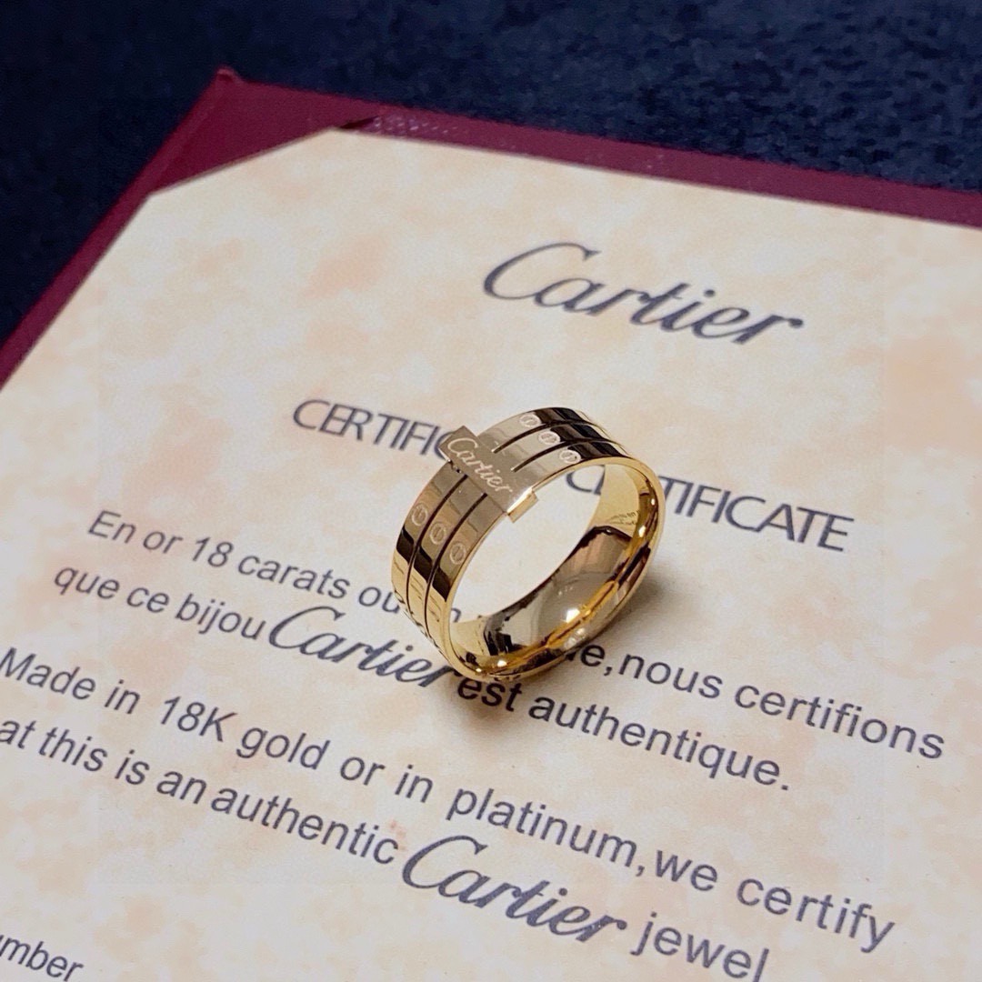 Cartier Maillon Panthere ring gold 7
