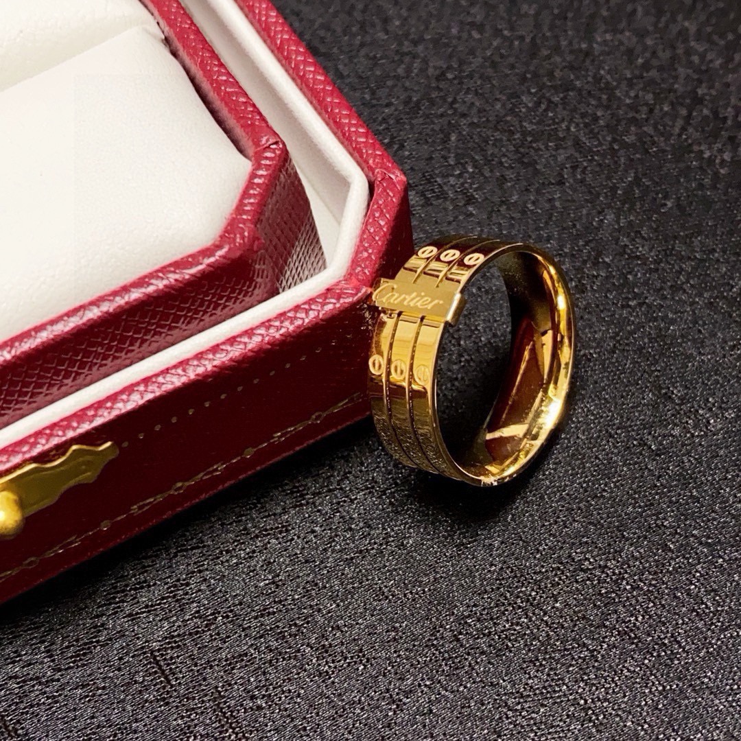Cartier Maillon Panthere ring gold 7