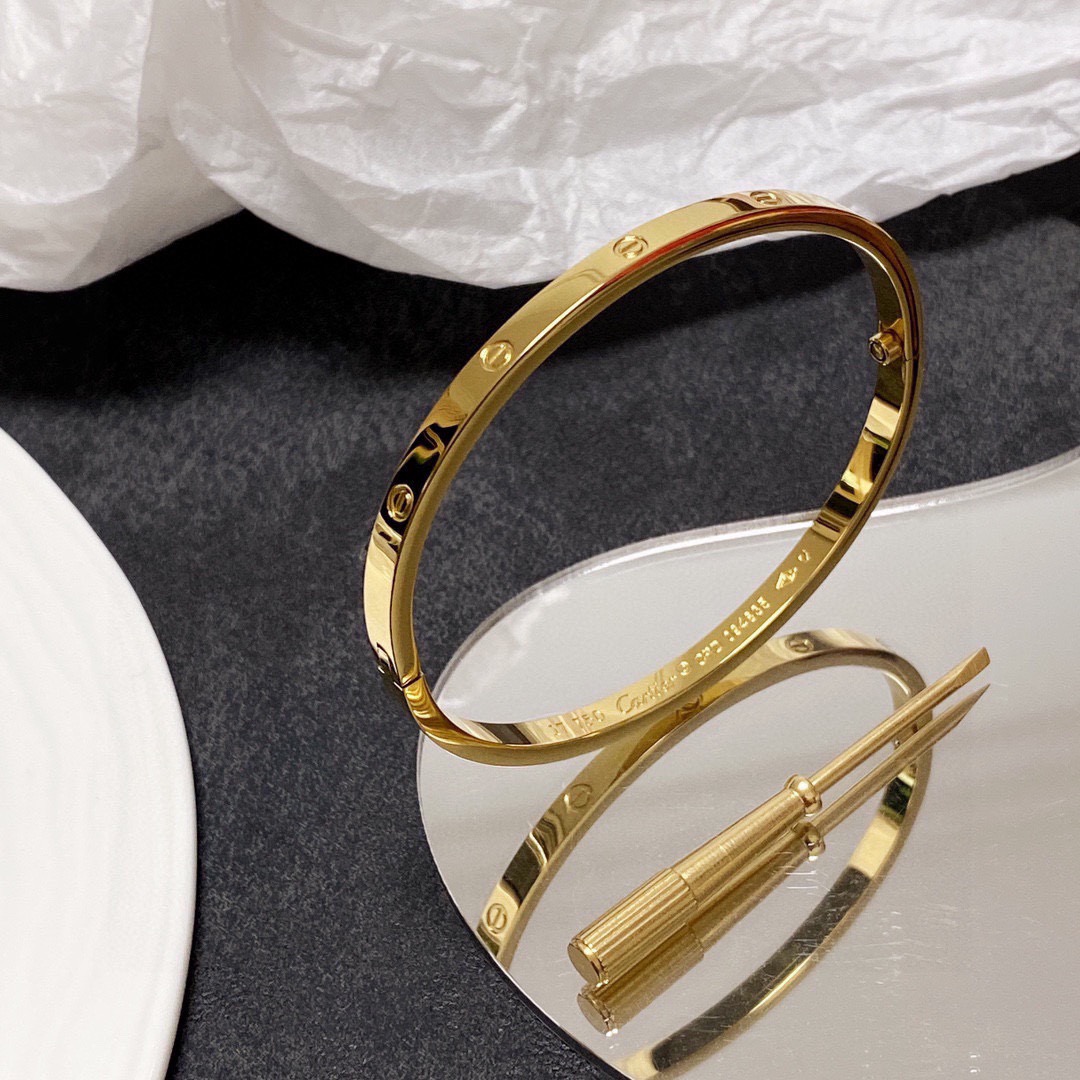 Cartier LOVE bracelet 18k yellow gold 18k rose gold 18k white gold 17