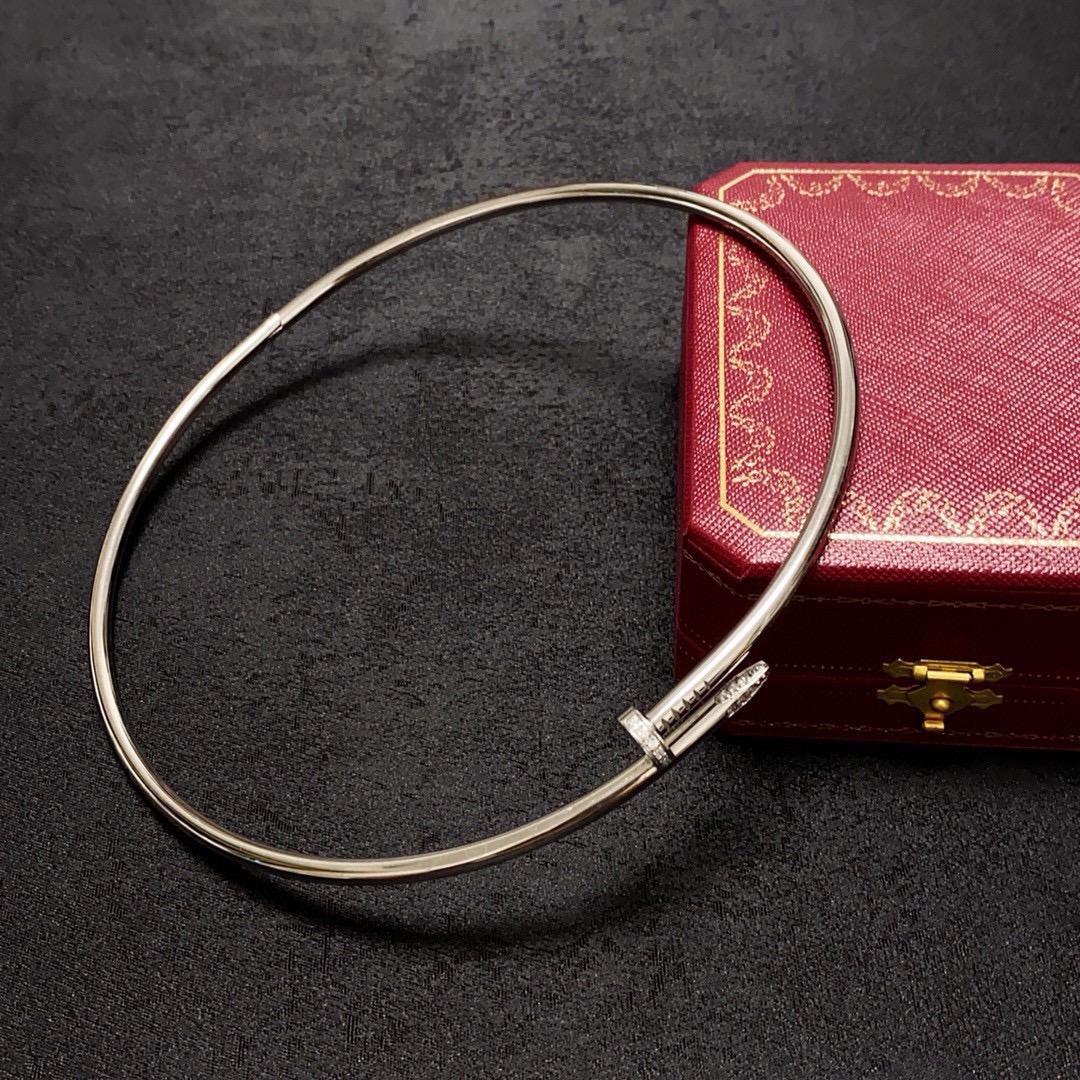 Cartier Juste un Clou necklace Yellow gold with diamond accents 40cm