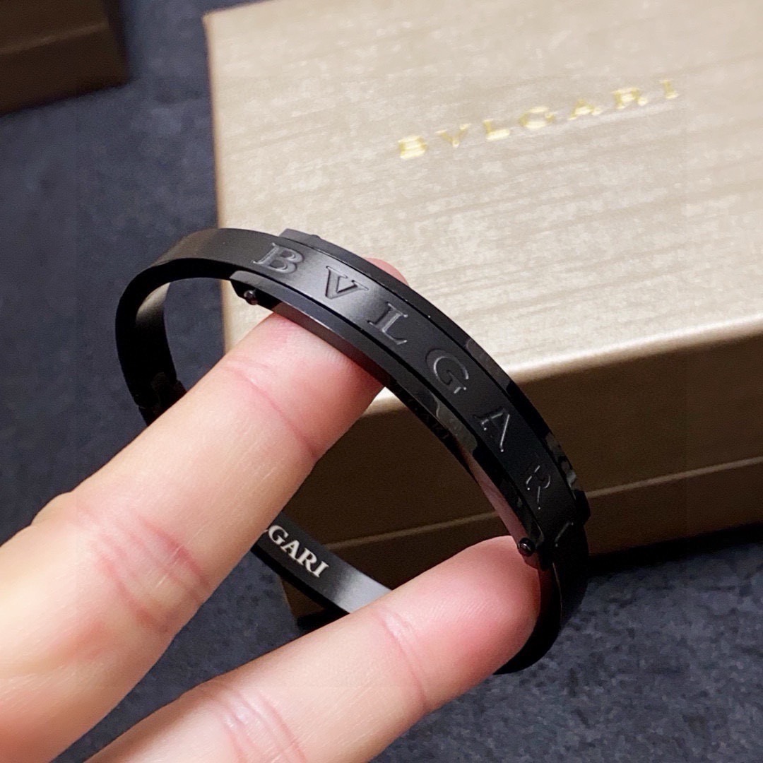 Bvlgari Bvlgari B zero1 bracelet Black metal no gemstones 21cm