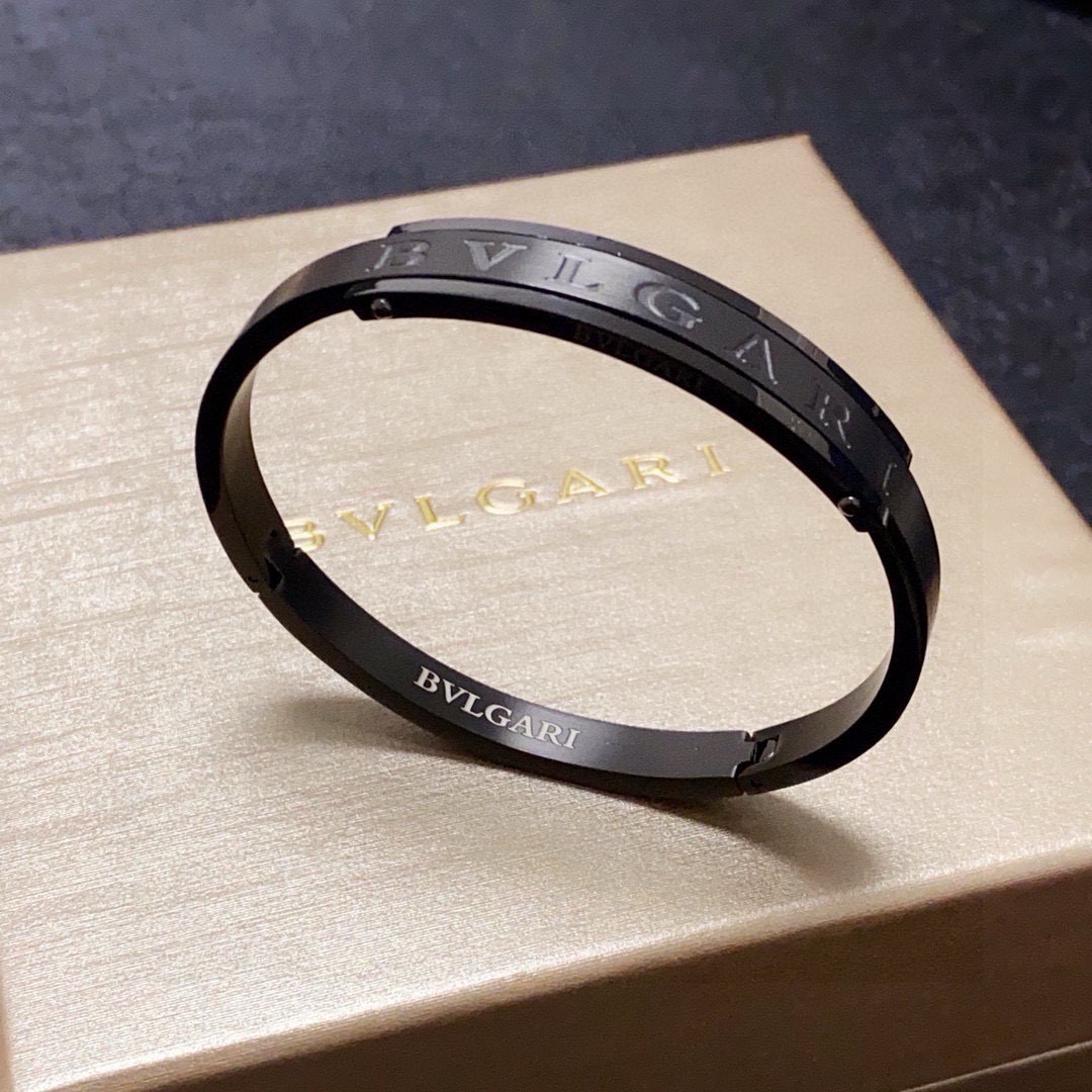 Bvlgari Bvlgari B zero1 bracelet Black metal no gemstones 21cm