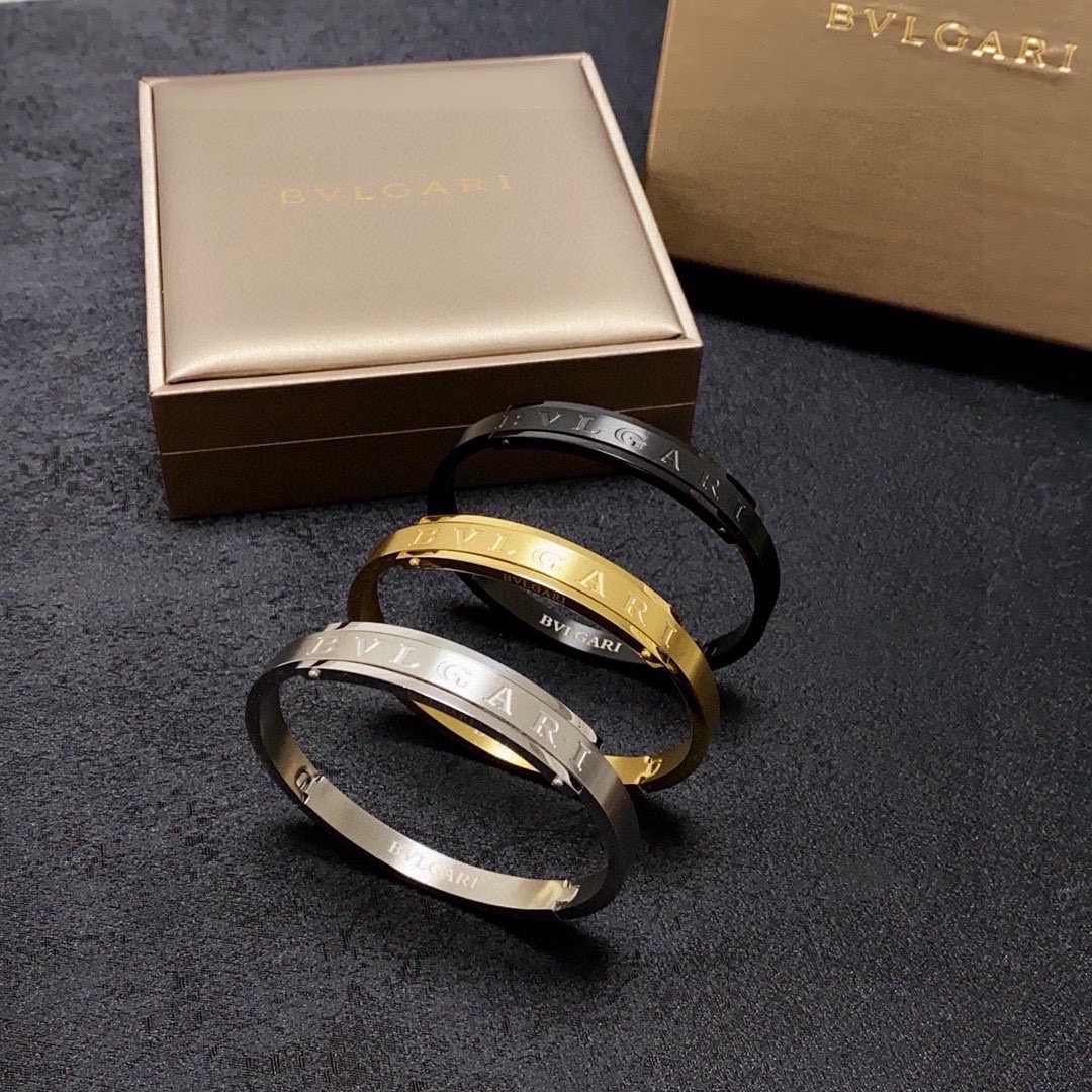 Bvlgari Bvlgari B zero1 bracelet Black metal no gemstones 21cm