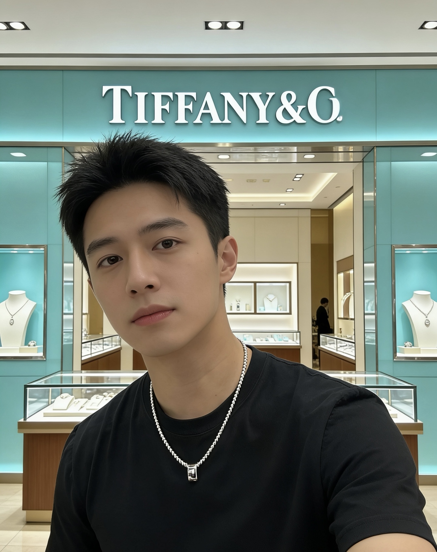 Tiffany Co 1837 Makers necklace sterling silver 45cm