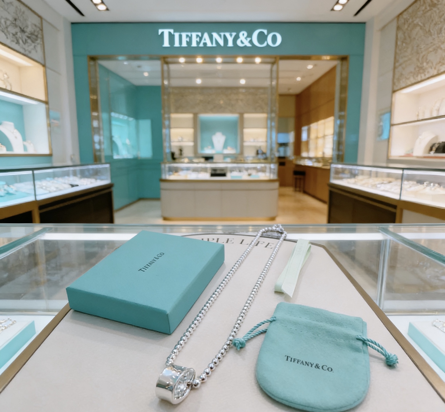 Tiffany Co 1837 Makers necklace sterling silver 45cm