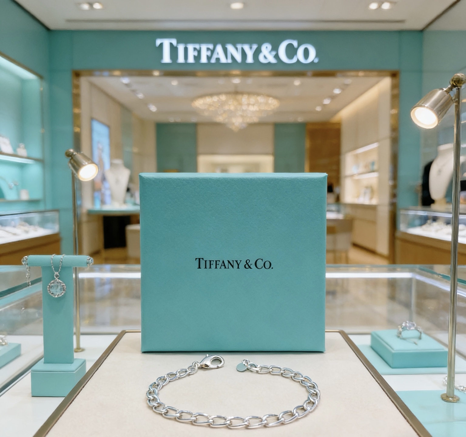 Tiffany Co Return to Tiffany Oval Link Chain Bracelet bracelet sterling silver with black enamel accent tag 7 inches