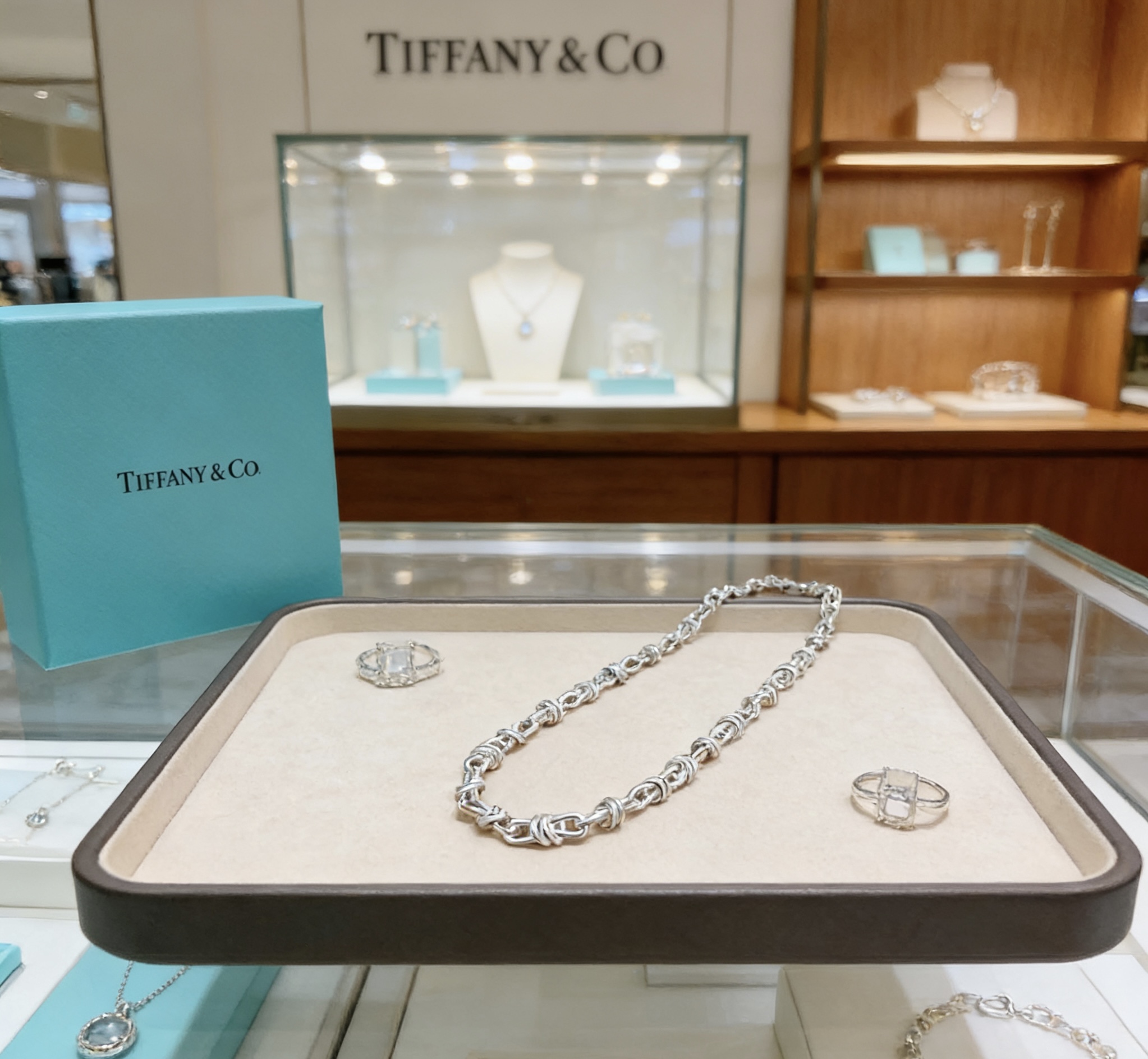 Tiffany Co Tiffany Forge necklace sterling silver 18 inches