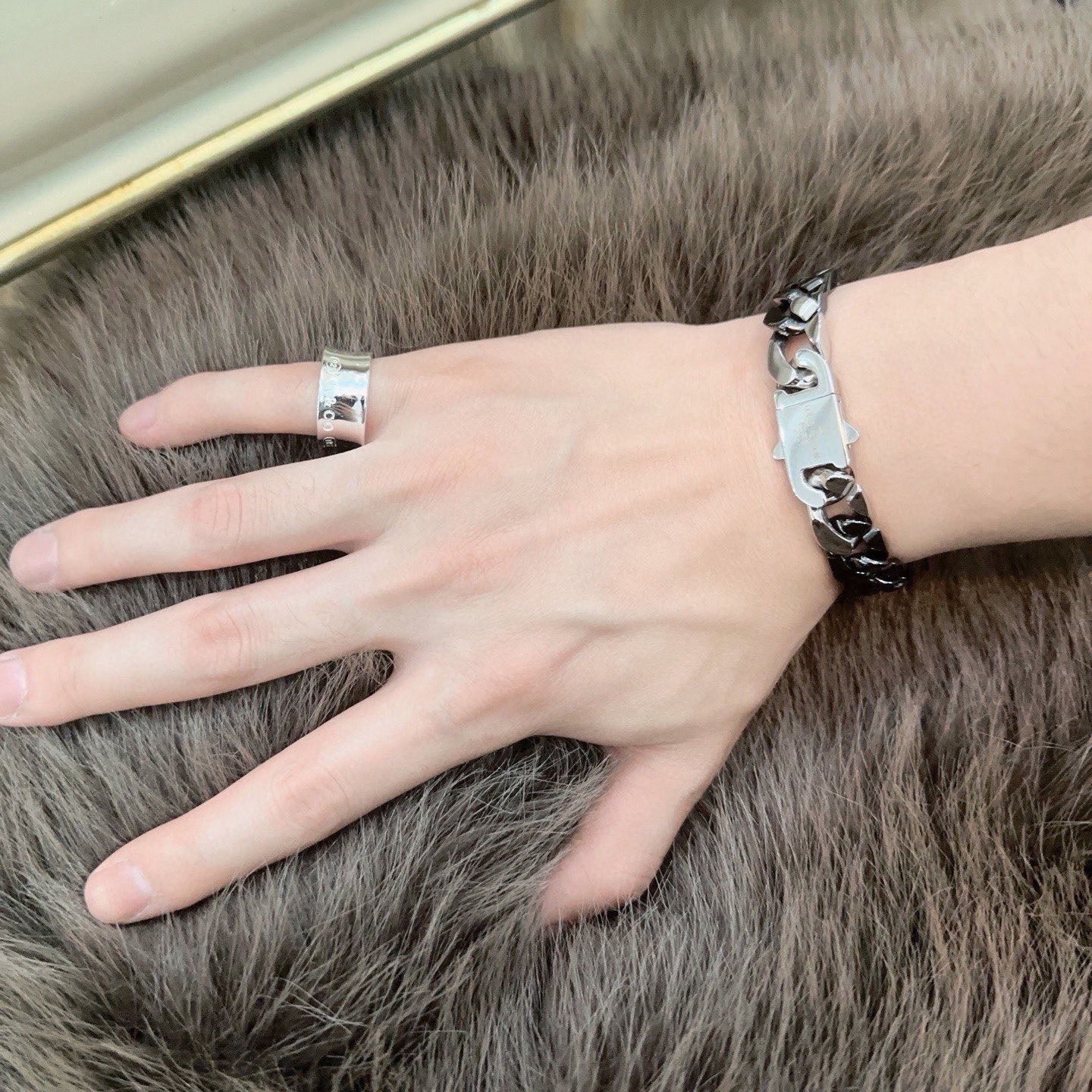 Tiffany Co 1837 ring sterling silver US 7