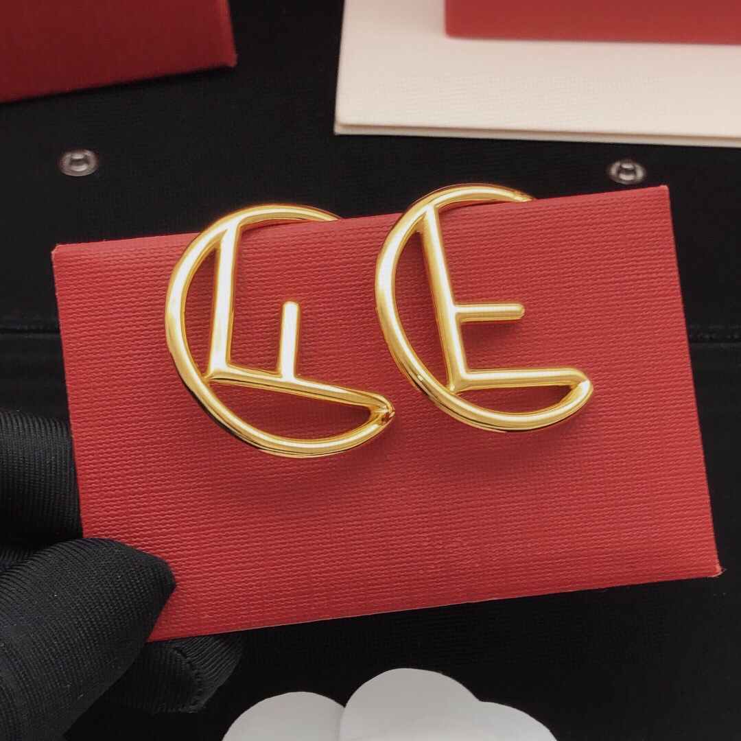 Fendi F is Fendi earrings gold-tone metal 4cm