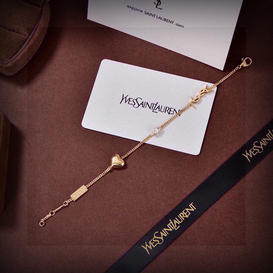 Saint Laurent OPYUM bracelet gold 16-19cm