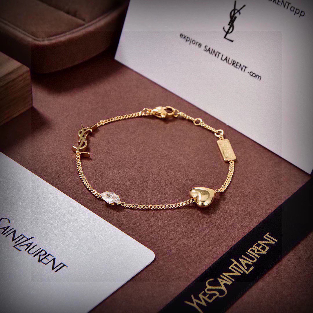 Saint Laurent OPYUM bracelet gold 16-19cm