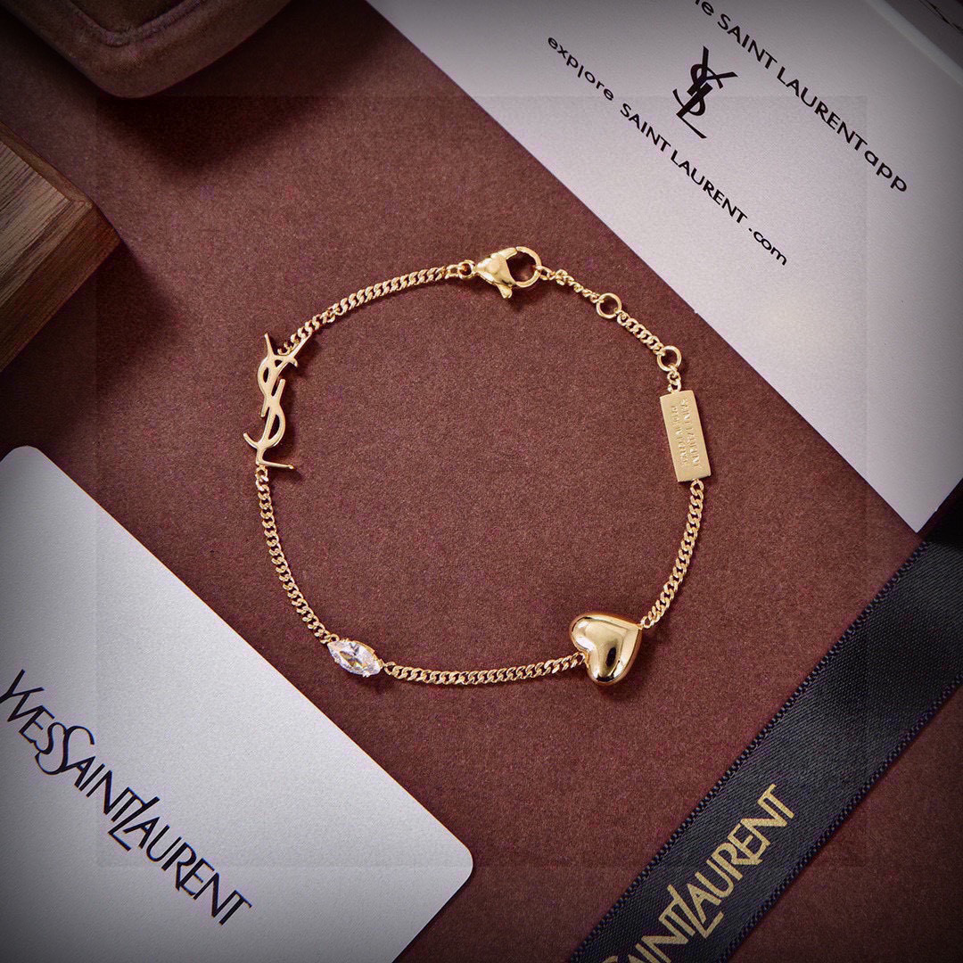Saint Laurent OPYUM bracelet gold 16-19cm