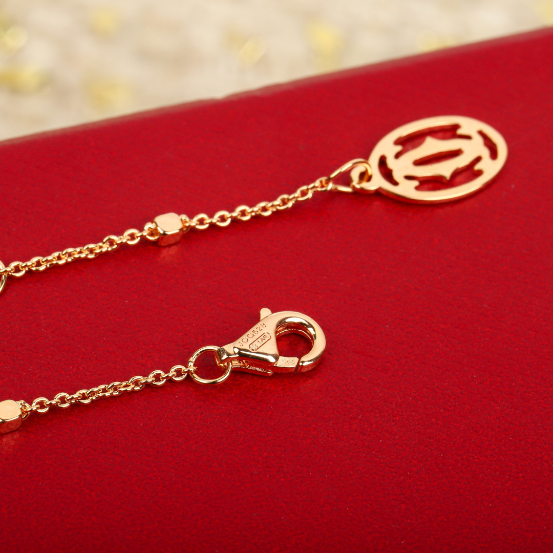 Cartier Clash de Cartier necklace Rose gold with red gemstones 42cm
