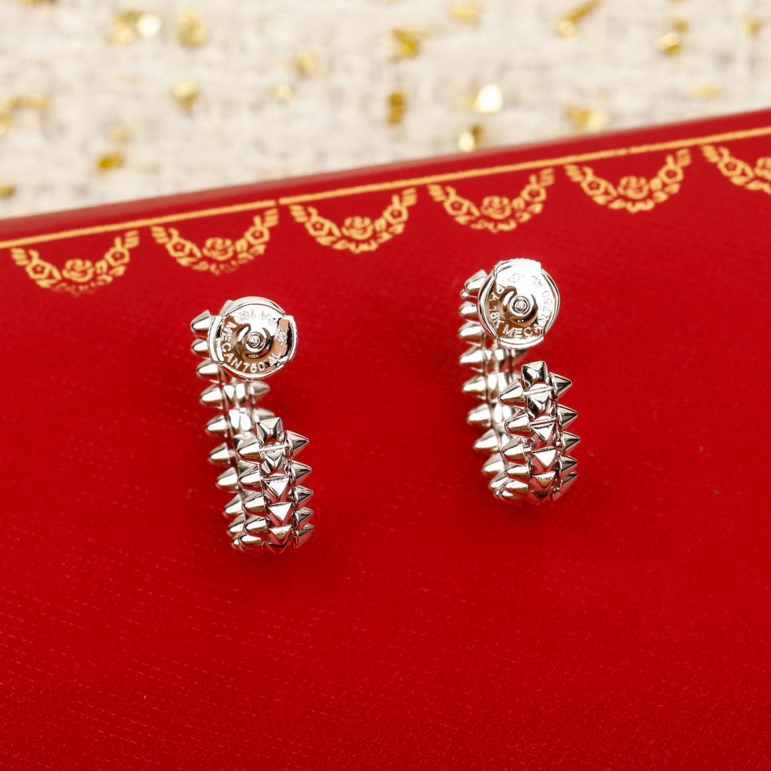 Cartier Clash de Cartier earrings 18K rose gold 18K white gold 14mm hoop diameter