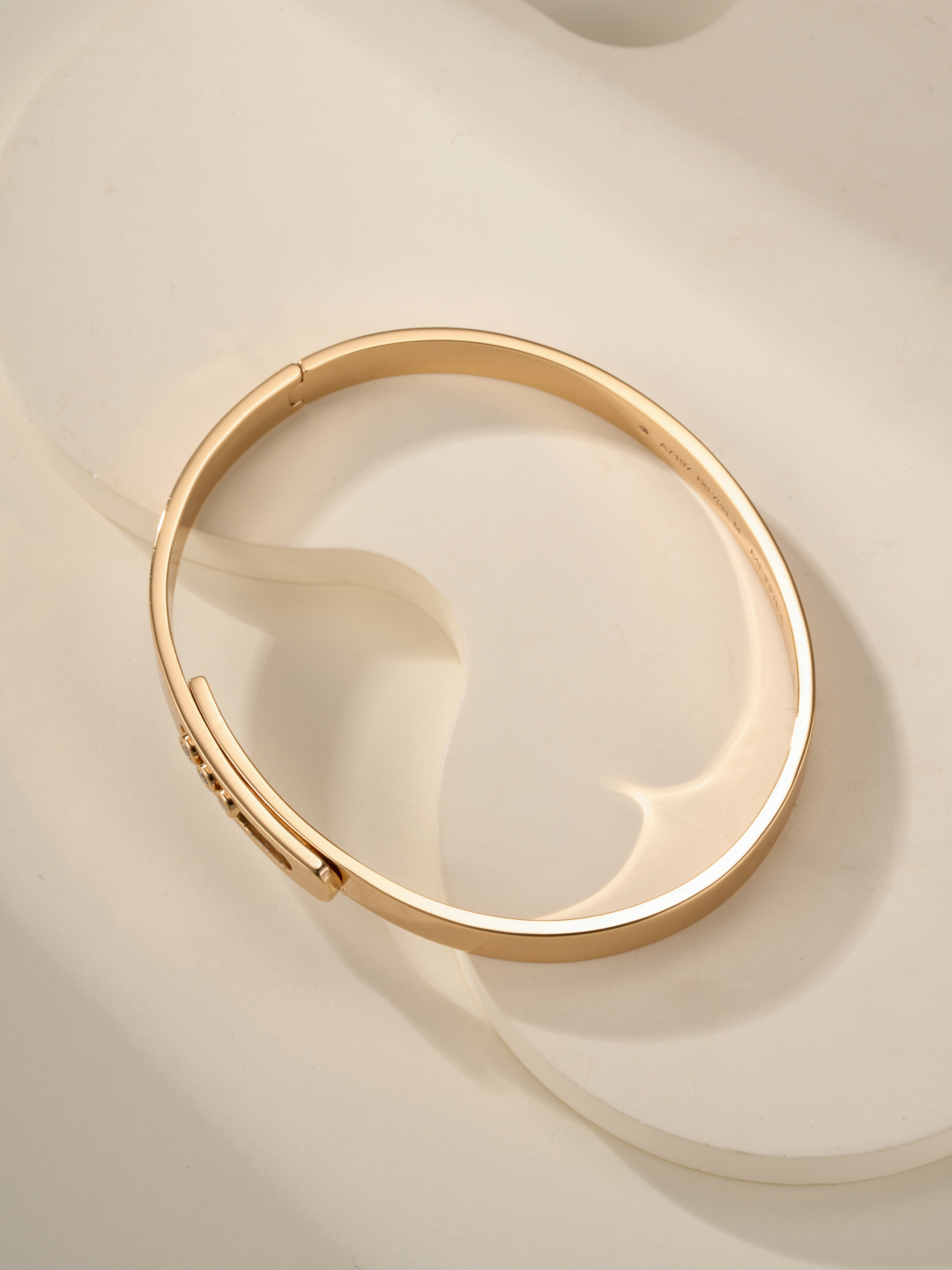Messika MOVE ROMANE bracelet 18k yellow gold 18k white gold with clear diamonds M