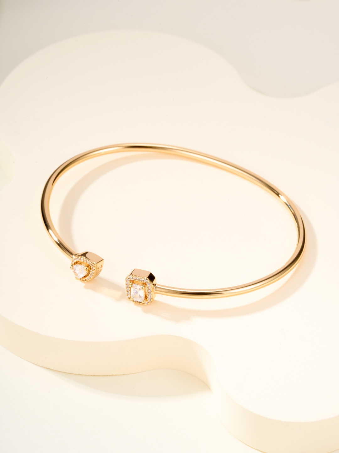 Messika My Twin bracelet yellow gold with clear diamonds 17