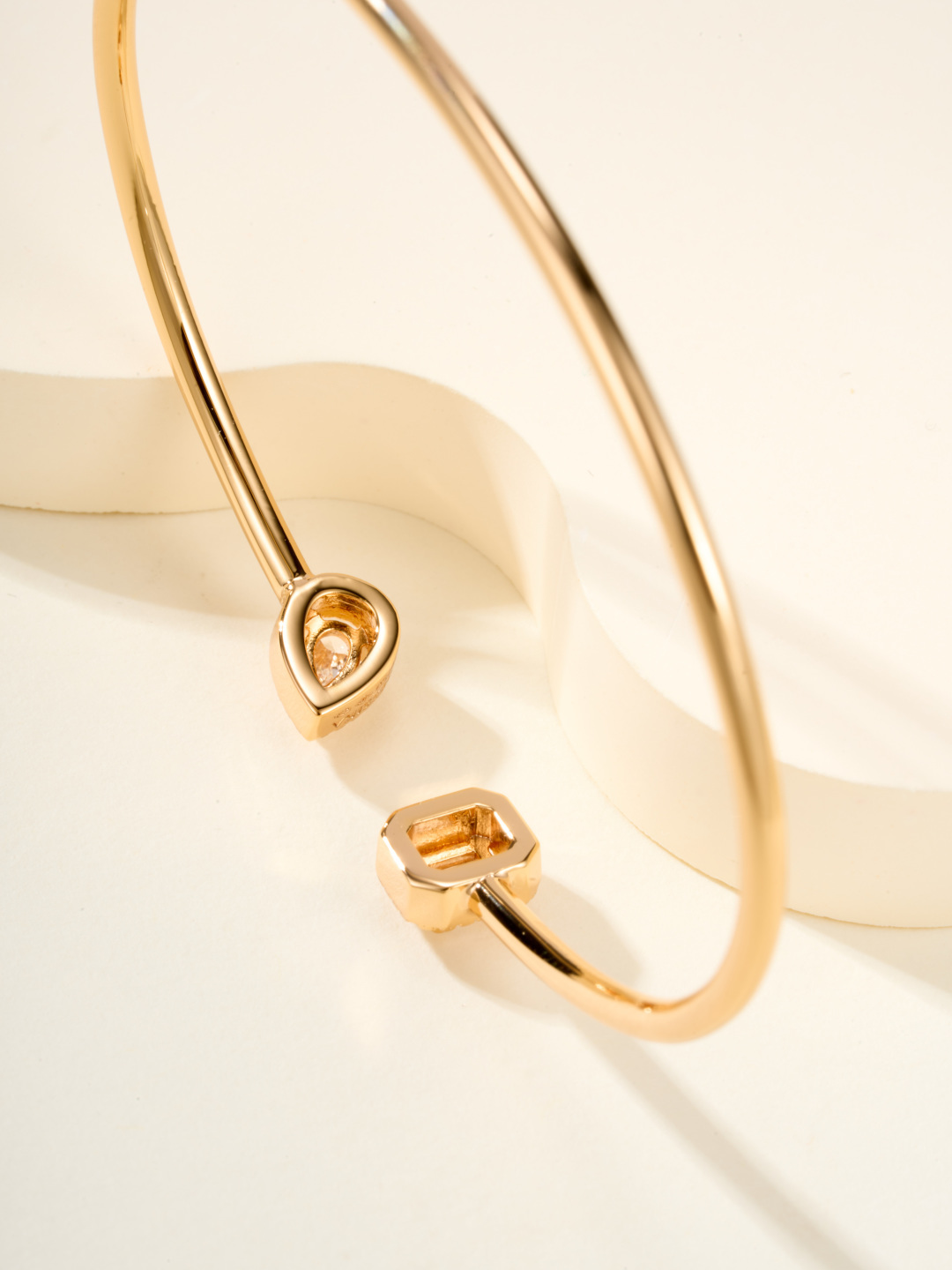 Messika My Twin bracelet yellow gold with clear diamonds 17