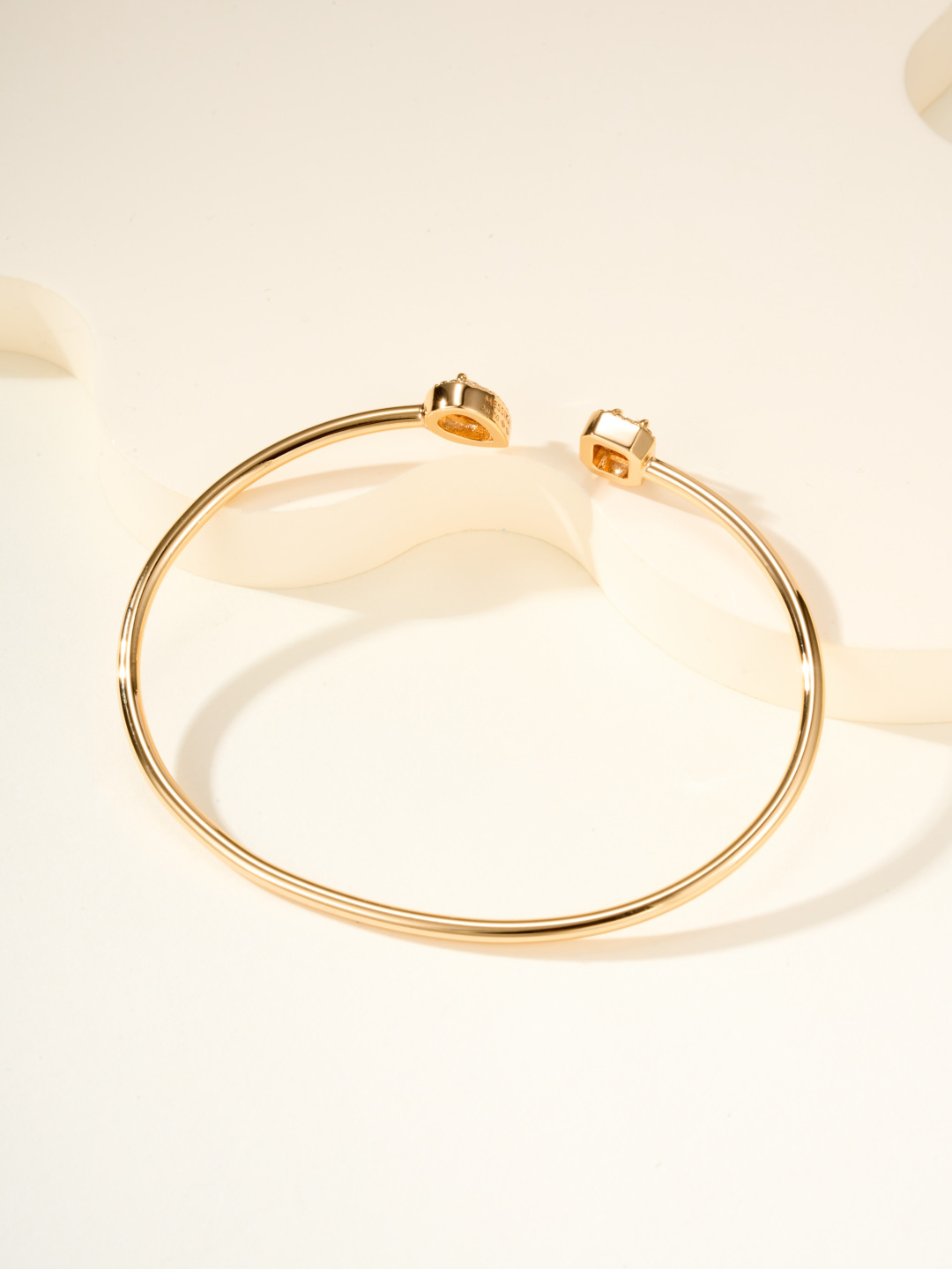 Messika My Twin bracelet yellow gold with clear diamonds 17