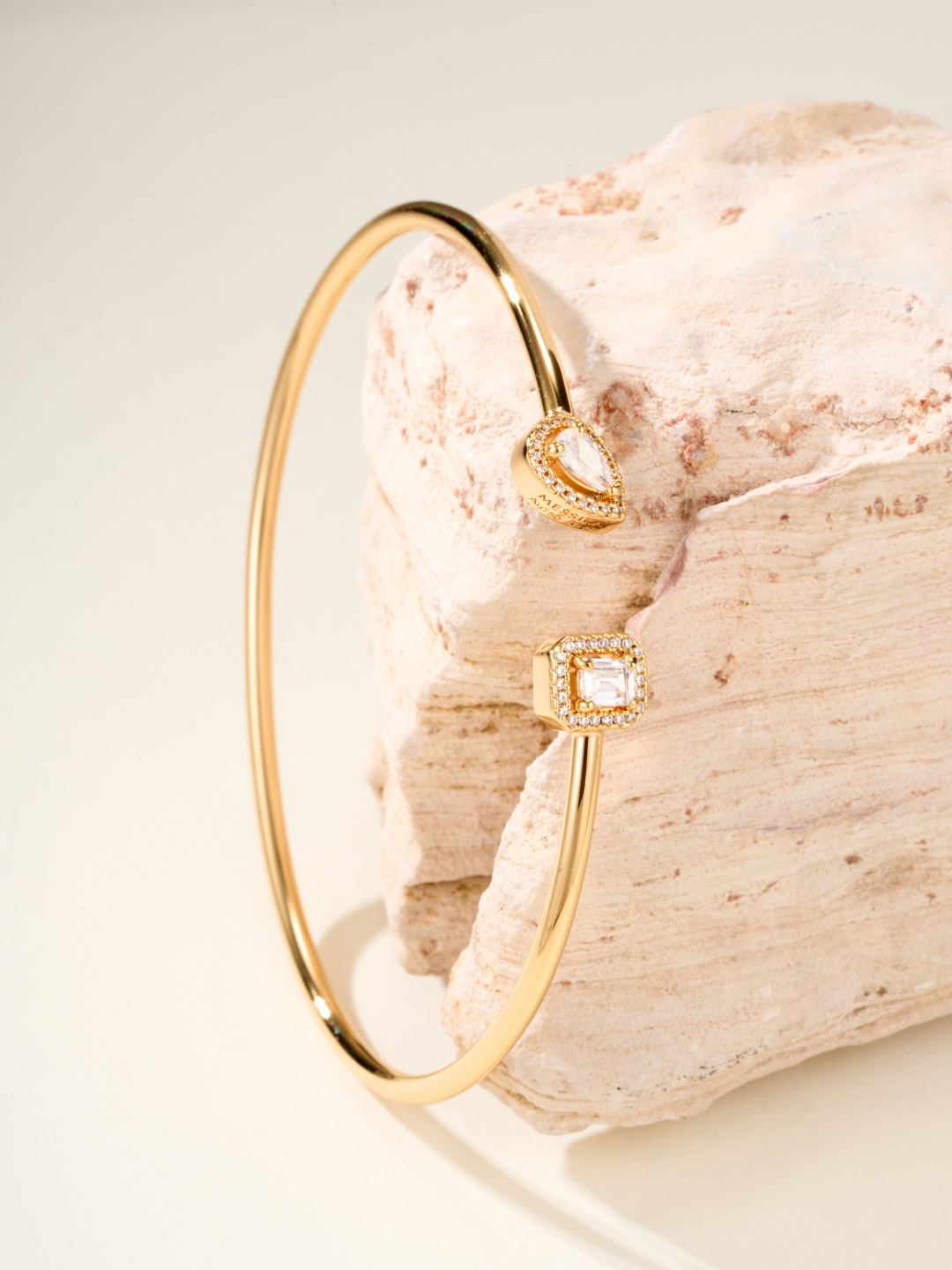 Messika My Twin bracelet yellow gold with clear diamonds 17